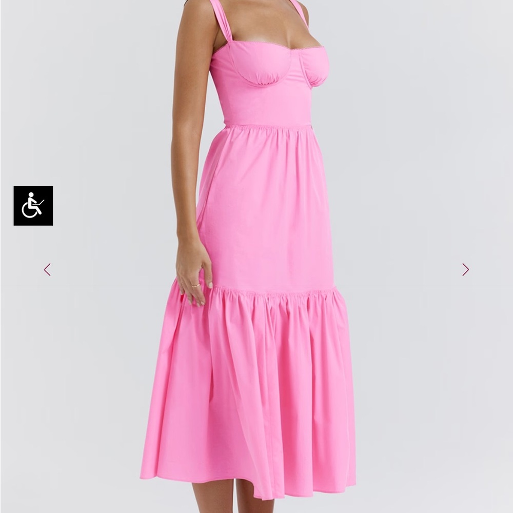 Pink Midi Dress - Picture 9 of 16